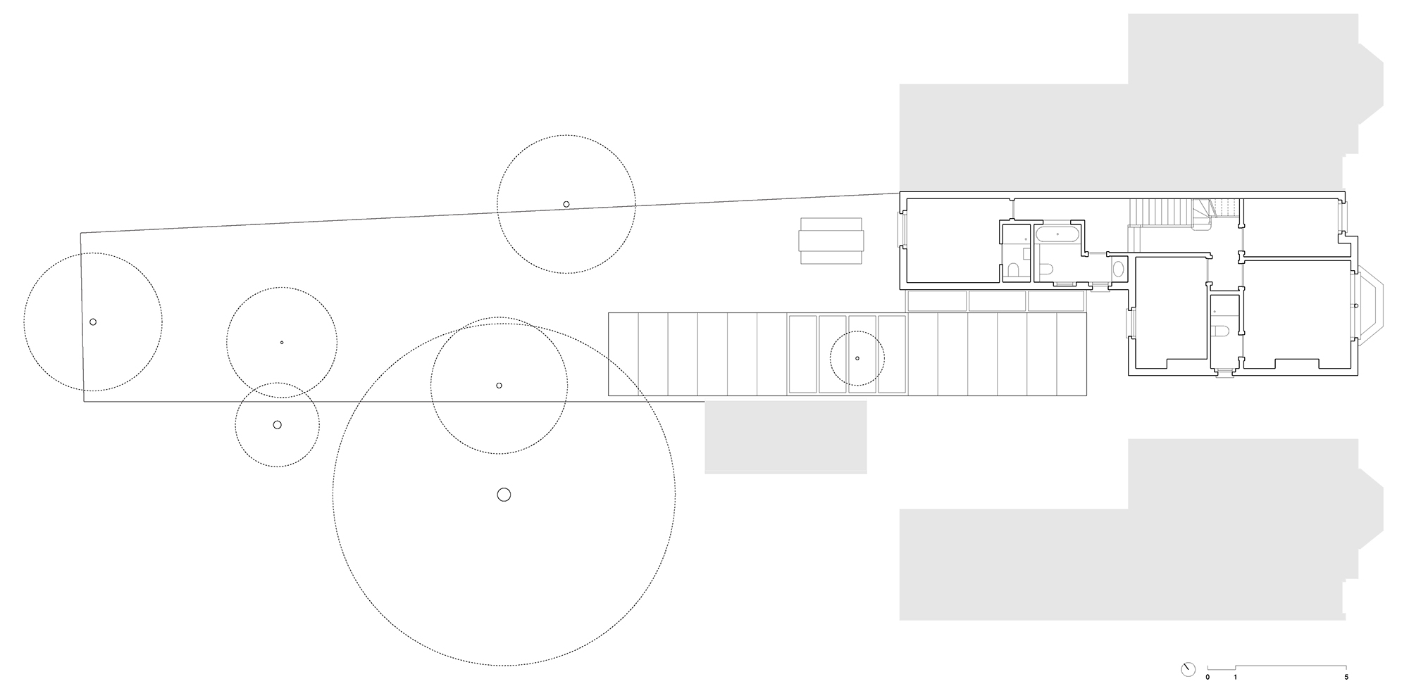 Erbar Mattes Architects Glisson Road Cambridge timber frame extension first floor plan